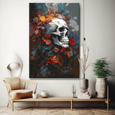 Paint by Numbers Skull Art